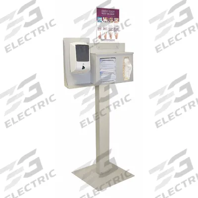 BOWMAN DISPENSERS Respiratory Hygiene Station: 22 1/4 in Overall Wd, 18 in Overall Dp - Airborne Infection Dispensers