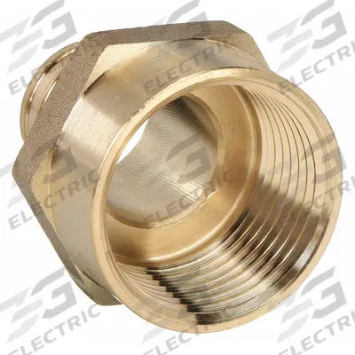 ZURN Barbed Fitting Adapter: 1 1/2 in ID x 1 1/2 in Pipe Size, Barbed x FNPT - Crimp-On Brass Barbed Tube Fittings