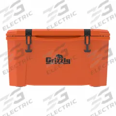 GRIZZLY COOLERS Grizzly Cooler 45qt Orange: Orange, 42 Cans, 45 qt Cooler Capacity (MPN 4400740). Key specifications — Brand: GRIZZLY COOLERS; Drain Plug: Not Included; Wheels Included (FILTER): No.