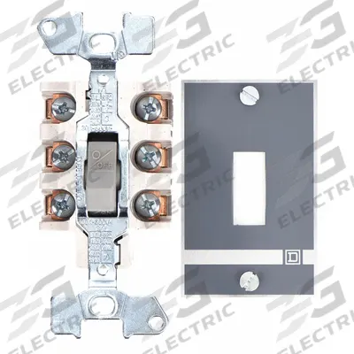SQUARE D Manual Motor Switch: 3 Poles, 30 A - Open Manual Motor Switches