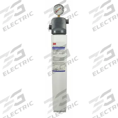 3M Water Filtration System: 0.5 micron, 1.7 gpm, 14,000 gal - Drinking Fountain & Beverage Machine Water Filter Systems