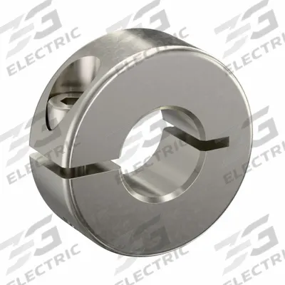 RULAND MANUFACTURING Shaft Collar: 1-Piece, Metric, Round, Clamp-On, 10 mm Bore Dia - Stainless Steel Shaft Collars