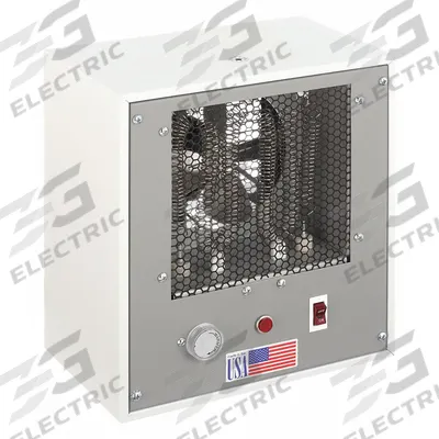 Dayton Portable Electric Heater: 750W/1500W, Mechanical Controls/Overheat Protection - Portable Electric Desk Heaters