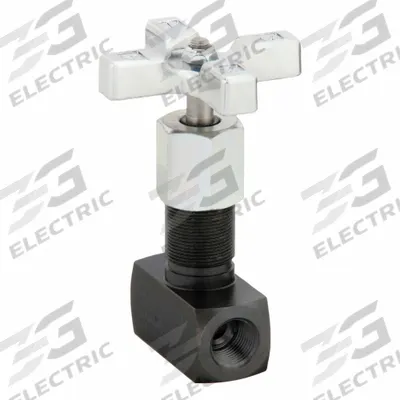 Parker Metering Valve: 15 gpm Max Flow Rate, 1/2 in NPT, 1/2 in NPT, 5,000 psi Max Pressure - Precision Needle Flow Control Valves