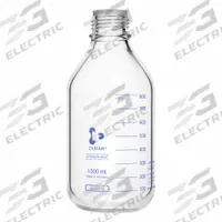 DURAN Laboratory Bottle: 1 L, Closure Material: HDPE – Closure Liner Material: Unlined Cap, 45 mm (MPN 218155481). Key specifications — Brand: DURAN; Graduated: Yes; Pre-Cleaned: None; Body Color: Colorless; Screw Closure Size: 45 mm.