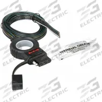 HOPKINS TOWING SOLUTIONS Flat Electric Connector: 4-Way, PVC, 16 ga Wire Gauge, Dust Cover/Grease (MPN 48058)