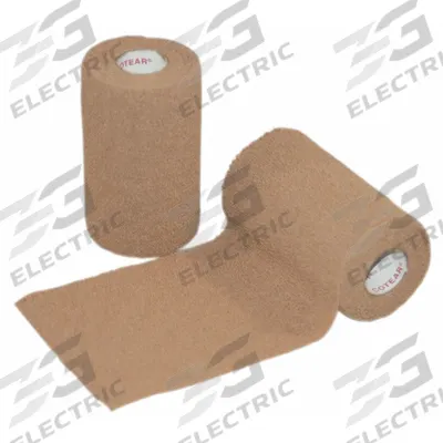 FIRST AID ONLY Self-Adherent Wrap: 5 yd Dressing Lg, 4 in Dressing Wd, Gauze - Self-Adherent Bandages