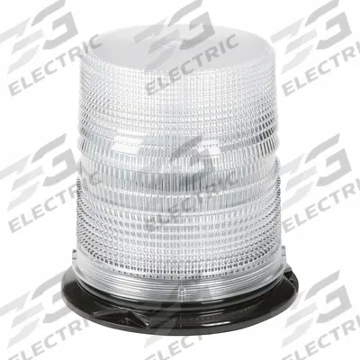 GROTE Flashing Beacon: Flashing Beacon, Amber/Green, 6 3/8 in Overall Wd, 6 11/16 in Overall Ht - Vehicle Flashing Beacons