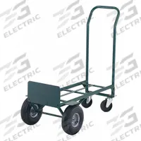 ABILITY ONE General Purpose Hand Truck: 700 lb, Flow-Back Handle, Green, Steel, Pneumatic (MPN 3920-00-NIB-0005). Key specifications — Brand: ABILITY ONE; Color: Green.
