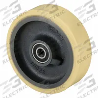 APPROVED VENDOR Caster Wheel: 10 in Wheel Dia., 3 in Wheel Wd, Polyurethane, 5,500 lb Load Rating (MPN 250 PT2P). Key specifications — Brand: APPROVED VENDOR; Wheel/Tread Color: Tan.