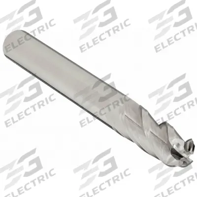 OSG Ball End Mill: Carbide, 4 Flute, 1/32" Mill Dia, 1/8" LOC, 1-1/2" OAL (MPN 404-0312-BN) - General Purpose Carbide Ball End Mills