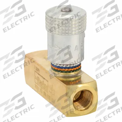 Parker Hydraulic Flow Control Valve: 3 gpm Max Flow Rate, 1/8 in NPT, 1/8 in NPT - General Purpose Flow Control Valves