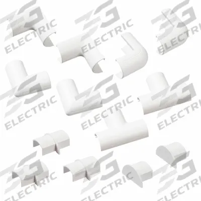 D-LINE Accessory Multipack: 3/4 in Wd, 1/2 in Ht, Plastic - 90 Degree Elbows for Nonmetallic Single-Channel Raceways