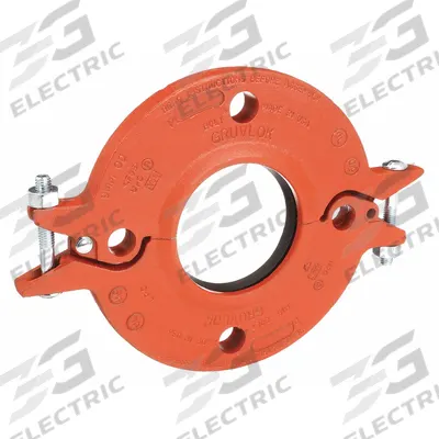 GRUVLOK Metal Pipe Flange: Flange, 2 in, Ductile Iron, EPDM Seal, 300 psi - Grooved Pipe Flanges