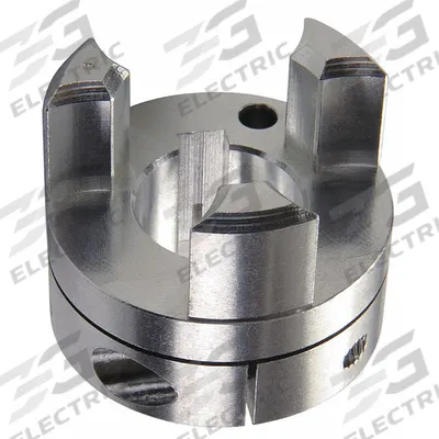 RULAND MANUFACTURING Jaw Coupling Hub: MJC51 Coupling Size, 50.8 mm Outside Dia, Metric - Zero-Backlash Curved Jaw Coupling Hubs