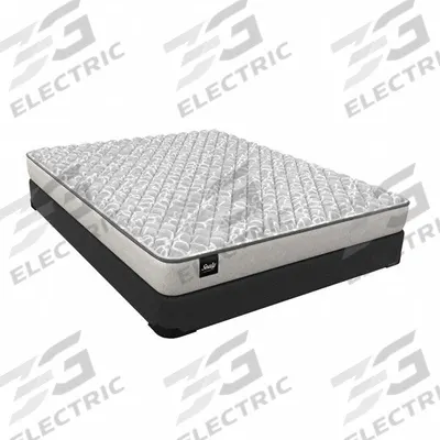 SEALY Bed Mattress: Full XL, Medium, Knit Fabric, 6 in Overall Ht, 53 in Overall Wd - Bremen by Sealy