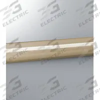 PAWLING CORP Accent Rail: EBT-30, PVC, Tan, 2 in Overall Ht, 12 ft Overall Lg (MPN EBT-30-12-3). Key specifications — Brand: PAWLING CORP; Color: Tan; Product Type: Accent Rail; Series: EBT-30; Internal Rubber Bumper: No.