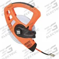 KESON Long Tape Measure: Manual, FLT10200, SAE/Engineers Scale, 200 ft, 1/100 ft, Plastic, Manual. Key specifications — attr939846: FLT10200; attr939849: Fiberglass; attr939859: Nonmagnetic Single Hook; attr939850: Single-Sided; attr939855: 1/100 ft; attr944023: Hook End; attr940484: KESON; attr985224: Plastic.