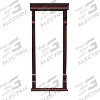 HATHAWAY Cue Rack: Mahogany, 59 1/2 in Overall Wd, 25 1/4 in Overall Ht (MPN BG2571M). Key specifications — attr989535: Cue Rack; attr989526: Wood; attr989508: HATHAWAY; attr989511: Mahogany; attr999291: Mounting Hardware Included.