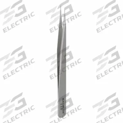 EXCELTA Tweezers: Stainless Steel, Point, Straight Tip - High-Precision Tweezers
