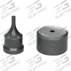 EDWARDS Metric Punch & Die Set: Edwards, 55 ton_65 ton_100 ton_120 ton Compatible Ironworker Size (MPN ED9-PDM6). Key specifications — attr67451: IW55 , IW65 , IW100, IW120; attr67489: Round; attr67463: 6 mm; attr67447: ED9-PDM6; attr67456: Edwards; attr67443: EDWARDS; attr67472: 6 mm Metric Punch & Die Set.