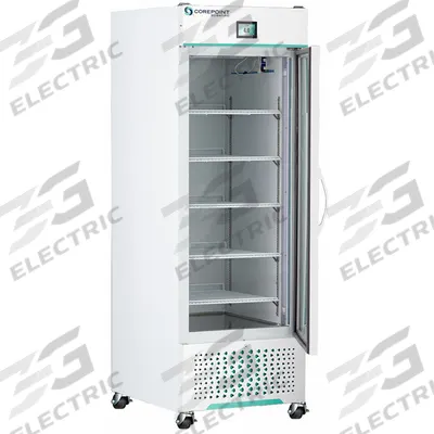 COREPOINT SCIENTIFIC Medical and Lab Refrigerator: 23 cu ft, Upright, 1°C to 10°C - Pharmacy & Vaccine Refrigerators