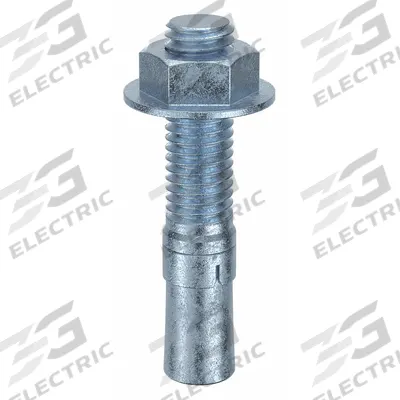 MKT FASTENING Wedge Anchor: 2 3/4 in Overall Lg, 1/2 in Dia, 1/2"-13 Thread Size, Steel - Steel Wedge Anchors
