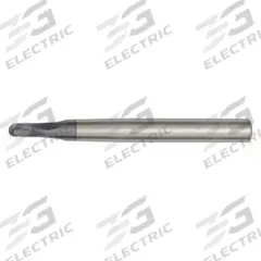 WIDIA HANITA Ball End Mill: Carbide, TiAlN Coated, 2 Flute, 8 mm Mill Dia, 8 mm LOC, 100 mm OAL (MPN 706108004RT)