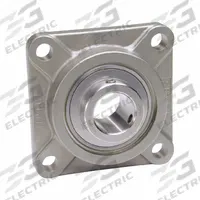 IPTCI BEARINGS 4 Bolt Flange Bearing: Radial Ball, 25 mm Bore, SS, Set Screws, 95 mm Lg, 35.7 mm Wd (MPN SUCSF205-25MM IP69K). Key specifications — Bore Type: Cylindrical; Brand: IPTCI BEARINGS; Lubricant Material: H-1 Grease; Mounting Bolt Size: 3/8 in; Split Housing: Not Split; System of Measurement: Metric.