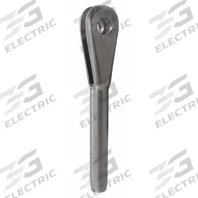 LOOS Wire Rope Clevis Fitting: 5/16 in Compatible Rope Dia, Stainless Steel - Clevis Fork End Fittings