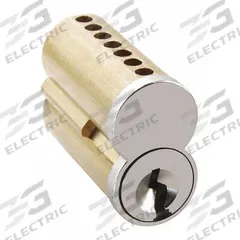 DORMAKABA Interchangeable Core Cylinder: Cylindrical, Interchangeable Core, Uncombinated, Chrome (MPN 7CS7GP1626). Key specifications — Brand: DORMAKABA; Lock Assembly Type: Cylindrical; Cylinder Core Type: Interchangeable Core Cylinder; Number of Pins: 7.