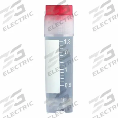 APPROVED VENDOR Plastic Vials: Cryogenic, Polypropylene, 2 mL, Red, Sterile, Colorless - Plastic Cryogenic Vials