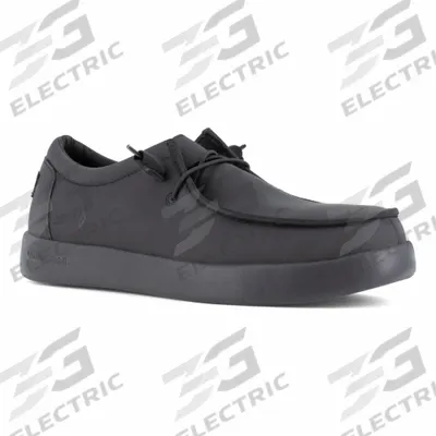 VOLCOM Loafer Shoe: Men's, Size 13, W, Black, Composite Toe Cap - Loafer-Style Safety-Toe Shoes