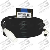SOUTHWIRE Cam Lock Power Cable: 25 ft Cord Lg, 600V AC, CL40FW, CL4MW, 4/0 AWG Wire Size, 1 Wires (MPN 61425SCW). Key specifications — Connector End Connection Type: CL40FW; Plug End Connection Type: CL4MW; Voltage Rating: 600V AC; Wire Size: 4/0 AWG; Brand: SOUTHWIRE.