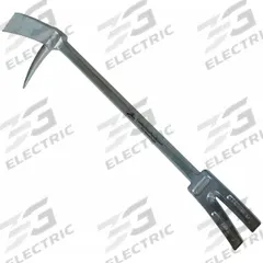 LEATHERHEAD TOOLS Halligan Bar: Forcible Entry Tool, Halligan, 24 in Handle Lg, Round (MPN LB-24). Key specifications — Brand: LEATHERHEAD TOOLS; Handle Material: Carbon Steel; Includes Strap: No; Handle Shape: Round.