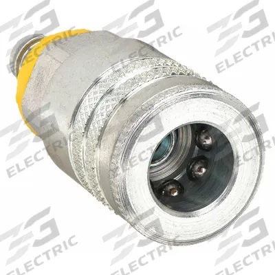 PARKER Quick Connect Hose Coupling: 3/8 in Body Size, 3/8 in Hose Fitting Size - Industrial Interchange Steel Quick-Connect Air Coupling Bodies
