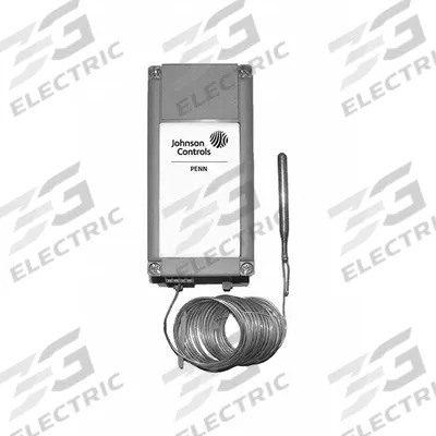 PENN Temperature Control: 0° to 150°F, Plastic, Fixed, 5+/-2°F - Weatherproof Single-Stage Controls