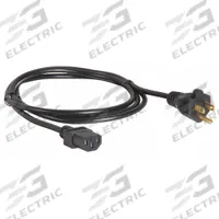 APPROVED VENDOR Power Cord: 6 ft Lg, 3/18, 5-15P Plug, C13 Receptacle, SVT, PVC, 10 A Current, 5-15P (MPN 5XFP1ID). Key specifications — Brand: APPROVED VENDOR; Jacket Material: PVC.