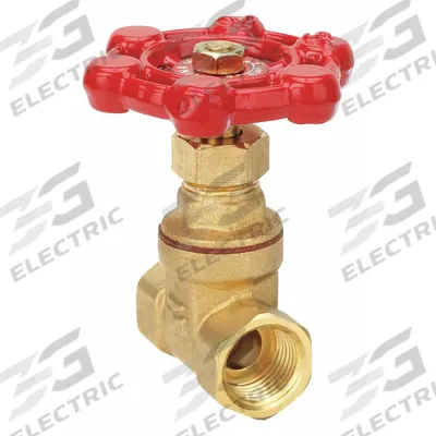 APPROVED VENDOR Gate Valve: 3/4 in, Brass, Non-Rising, FNPT x FNPT - Non-Rising Stem Brass General Purpose Gate Valves