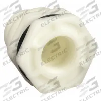 HAYWARD Bulkhead Tank Fitting: Polypropylene Body, 1 1/4 in Female NPT Threaded Inside, FKM Gasket (MPN BFAS3012TFS). Key specifications — Fitting Material: Polypropylene; Brand: HAYWARD.
