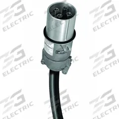APPLETON ELECTRIC Pin and Sleeve Plug: Gray, 600V AC, Three Phase, 200 A, 4 Pole, 4 Wire (MPN AP20044E). Key specifications — Brand: APPLETON ELECTRIC.