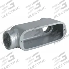 Conduit Outlet Body: Iron, 2 1/2 in Trade Size, LL Body, 142 cu in Body Capacity, Threaded Hub (MPN OLL-7M). Key specifications — Finish: Powder Coated; Includes: Set Screw Hubs; For Use With: IMC; Brand: HUBBELL KILLARK; Hub Style: Threaded; Mfr. Series: O.