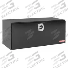 WEATHER GUARD Underbody Truck Box: Underbody Truck Box, Single Drop-Down Door Door, Gloss Black (MPN 562-5-02). Key specifications — Color: Gloss Black; Brand: WEATHER GUARD; Lock Type: Keyed.