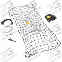 VESTIL Nylon Pallet Rack Netting: 123 in x 96 in, Nylon, Black (MPN PRN-123-8). Key specifications — Brand: VESTIL; Material: Nylon; Includes: Nylon Zip Ties; Color: Black.