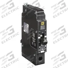 SQUARE D Miniature Circuit Breaker: 30 A, 277V AC, Single Phase, 18kA at 120/240V AC, 1 Poles, Std (MPN EDB14030). Key specifications — Phase: Single; Amps: 30 A; AC Voltage Rating: 277V AC; Max. AIR Rating: 18kA at 120/240V AC; For Use With: Square D NF Panelboards; Brand: SQUARE D.