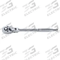WESTWARD Hand Ratchet: Pear, Reversible, 9 1/2 in Overall Lg, Chrome, 5° Min Arc Swing (MPN 440G14). Key specifications — attr1205598: Reversible; attr1205605: Quick-Release Not Included; attr1205626: Chrome; attr1205607: Pear; attr1205624: WESTWARD.