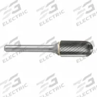 SGS PRO Carbide Bur: Ball-Nosed Cylinder, SC-5, Single Cut, 1/2" x 1" Head, 1/4" Shank (MPN 11875). Key specifications — Trade Number: SC-5; Brand: SGS PRO.