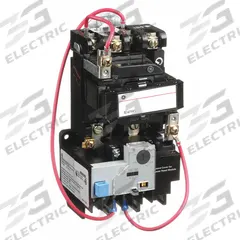 GE NEMA Magnetic Motor Starter: Non-Reversing, 3 Poles, NEMA Size 1, 27 A, 480V AC Coil (MPN CR306C00400XAAAAG). Key specifications — Brand: GE; Auxiliary Contact Form: 1NO; Coil Voltage: 480V AC; Phase: Three; Auxiliary Contacts Included: 1NO; Signaling Features: Pilot Light; Thermal Units Required: None (Not Applicable to Electronic Overloads).