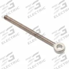 AMPG Fixed Rod End: Stainless Steel, Plain, 5 in Hole Center-to-End Lg, Right Hand, 3/8 in Eye Thick (MPN ZEB108-174). Key specifications — attr952243: AMPG.