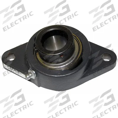 TIMKEN 2 Bolt Flange Bearing: Radial Ball, 15/16 in Bore, Cast Iron, Eccentric Collar - General Purpose Flange-Mount Ball Bearings